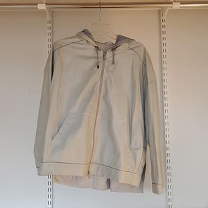 Brunello cucinelli leather jacket